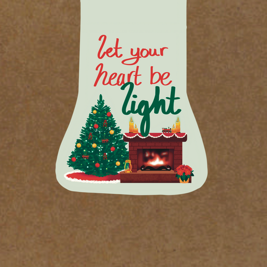 Let Your Heart be light Magnetic Bookmark