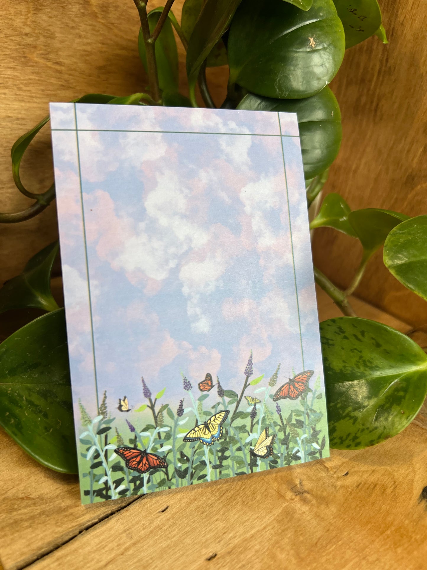 Butterfly Fields Sticky Note Pad