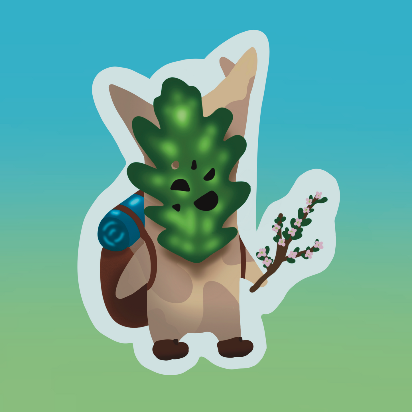 Hiking Buddy Sticker