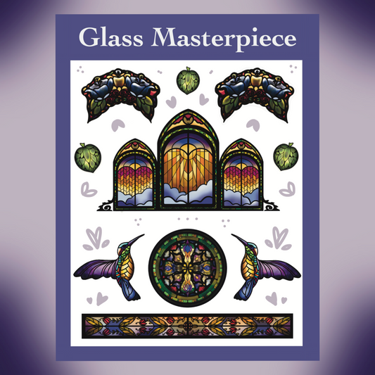 Glass Masterpiece Sticker Sheet