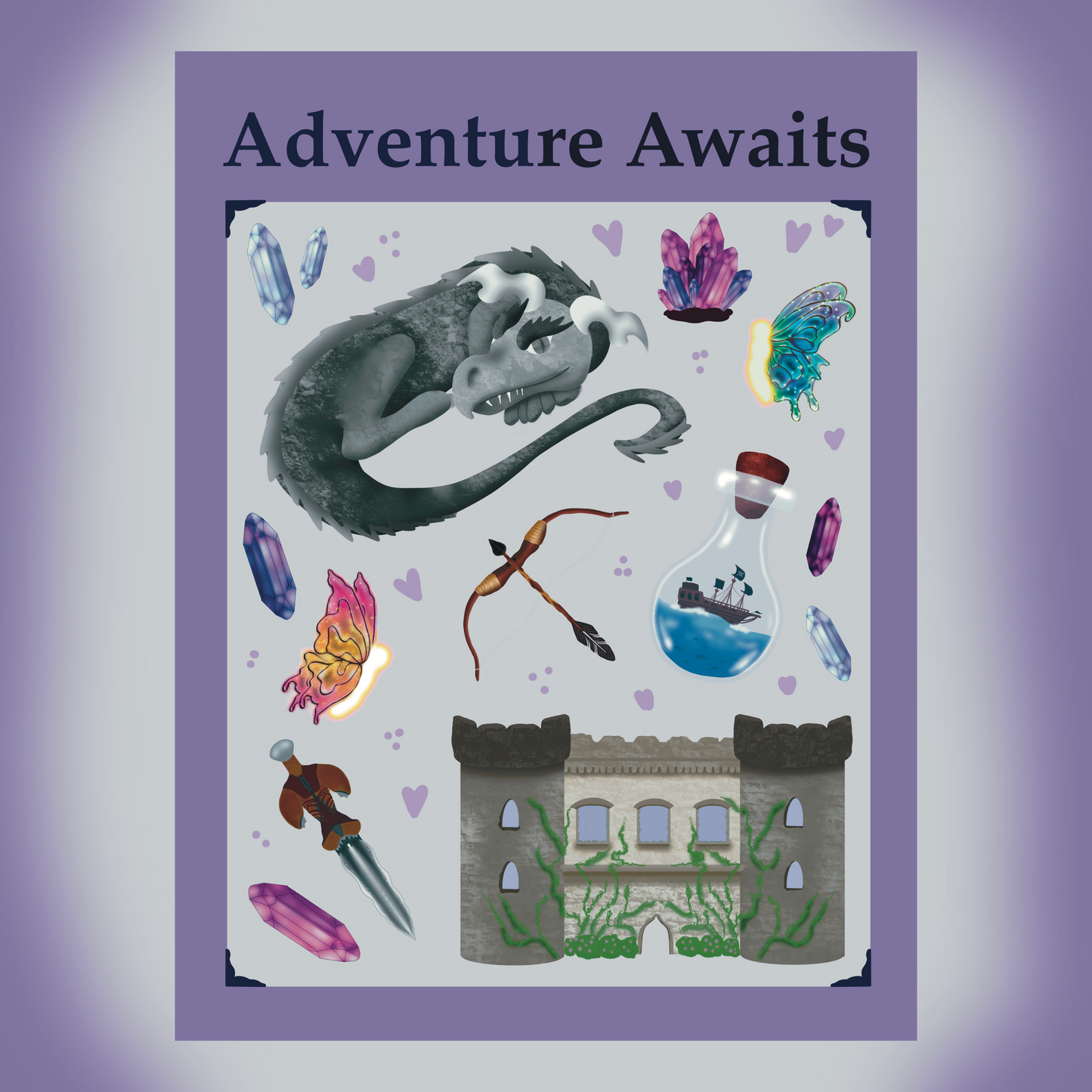 Adventure Awaits Sticker Sheet