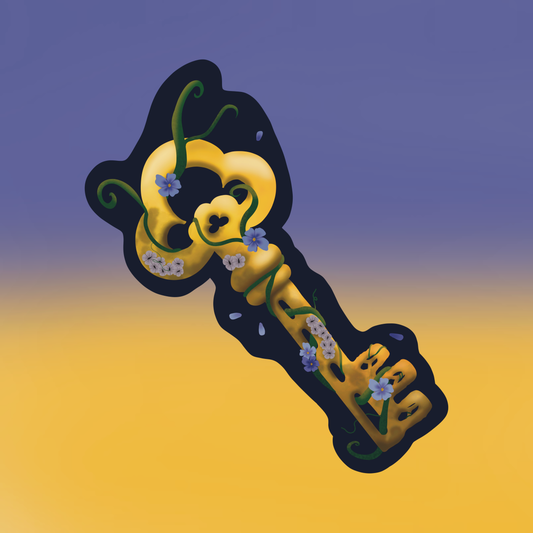 Mystic Key Sticker